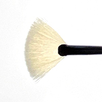 Dynasty Black Silver Fan Brush No. 2