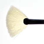 Dynasty Black Silver Fan Brush No. 2