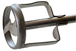 10-1/4"L. Jiffy Mixer-pint container size