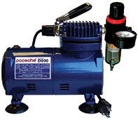 D500SR 1/8 hp Compressor with Switch & Regulator