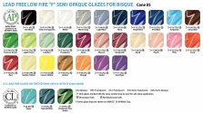 Amaco F-Series Low Fire Glazes