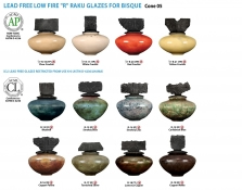 Amaco Raku R-Series Glazes