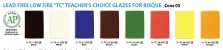 Amaco TC-Series Low Fire Glazes