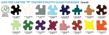 Amaco Teacher's Palette TP-Series Low Fire Glazes