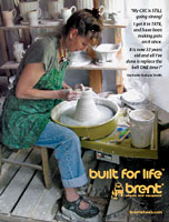 brent CXC Potter's Wheel Advertisement