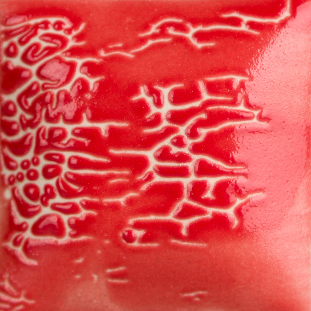 Mayco SW443 Red Bead 1 coat