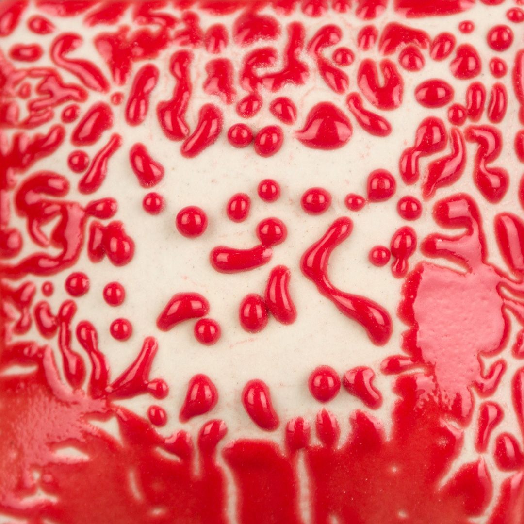 Mayco SW443 Red Bead 2 coats