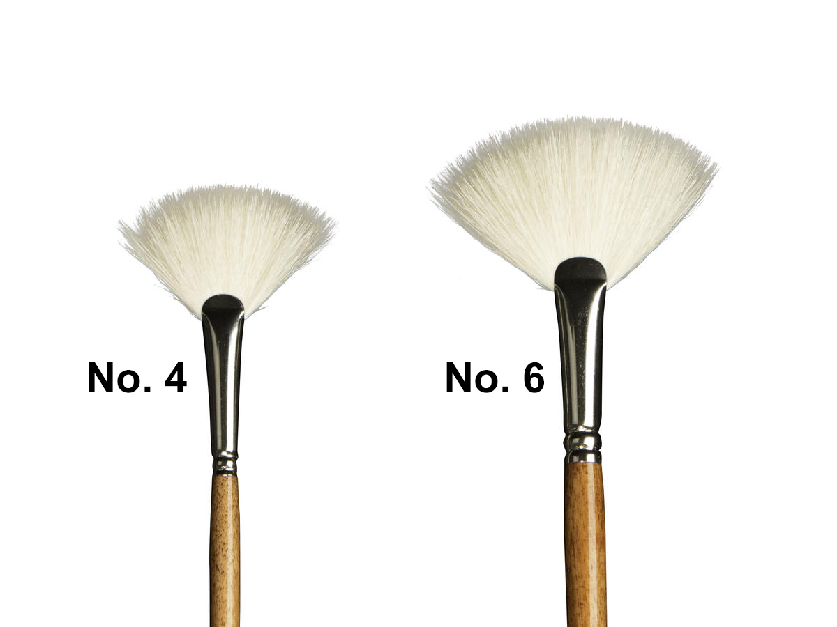 Fan brush master class S, No. 6 Brushes