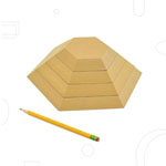 GR Pottery Forms Hexagon Stack Pack 4 piece