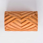 MKM-RL-033 Large Handle Roller – Overlapping Diamonds