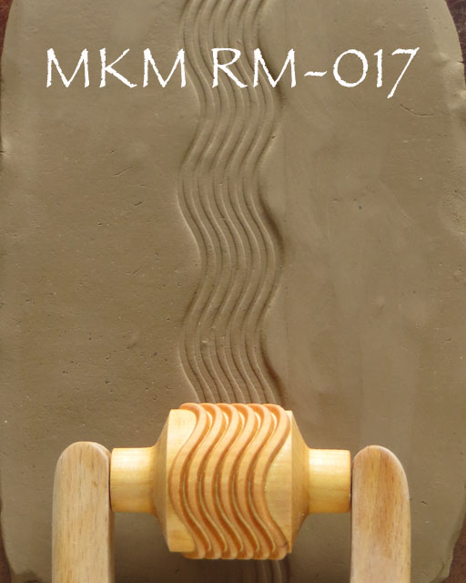 MKM ROLLERS4CLAY RM 017 WAVY LINES MKM ROLLERS4CLAY RM 017 WAVY LINES